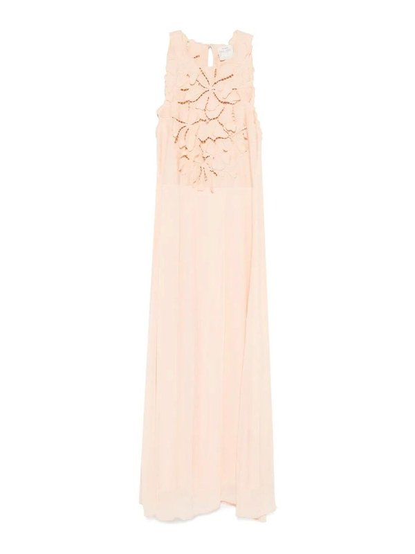 FORTE FORTE: Knielange Kleider - Knielanges Kleid - Hellrosa