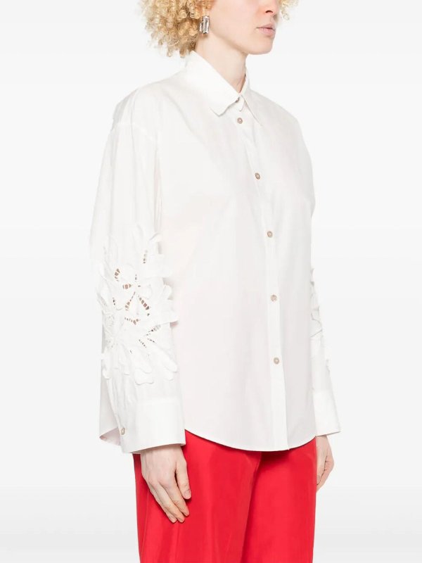 Embroidery Cotton Popline Shirt shop online: FORTE FORTE