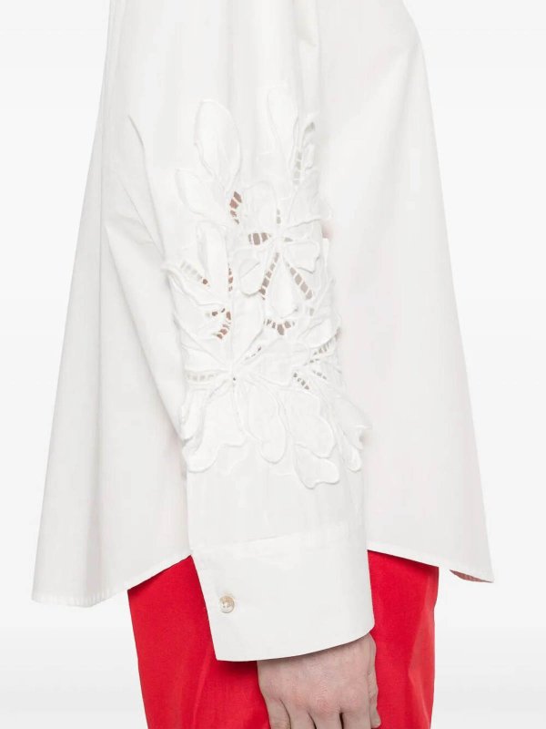 FORTE FORTE buy online Embroidery Cotton Popline Shirt