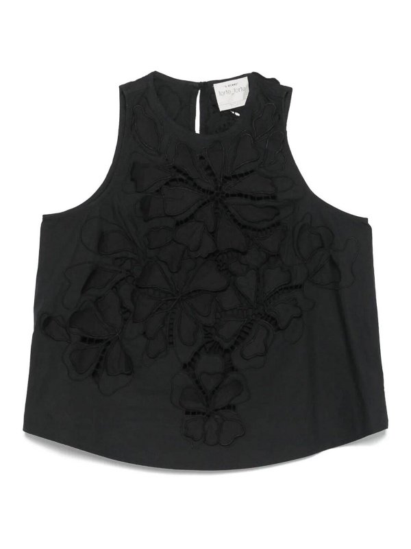 FORTE FORTE: トップス＆タンクトップ - トップ/タンクトップ - 黒