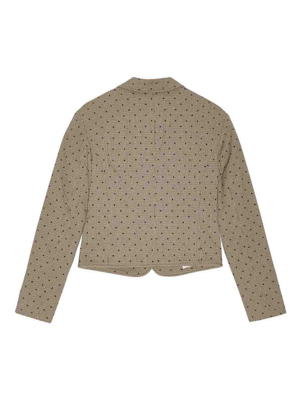 The Best Shops GANNI: Flock Check Suiting Blazer