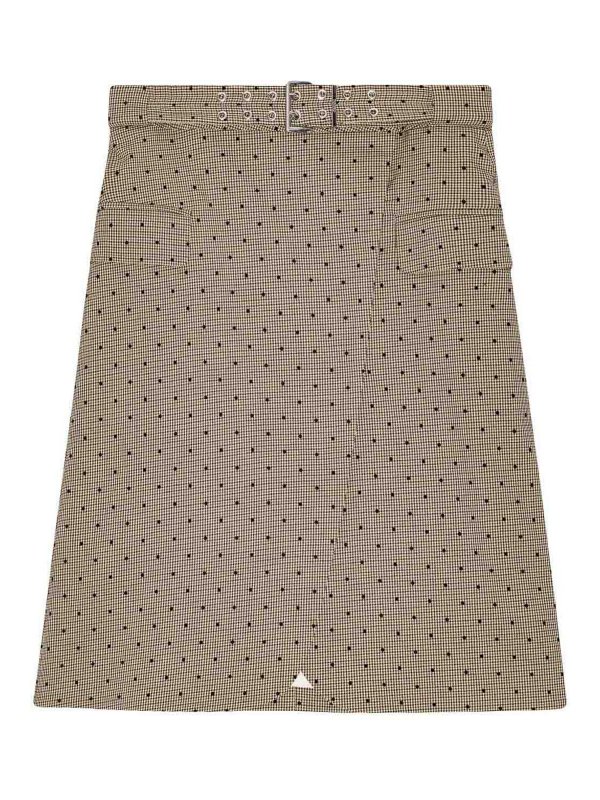 GANNI: ニーレングススカート＆ミディ丈 - 膝丈/ミディスカート - 黒