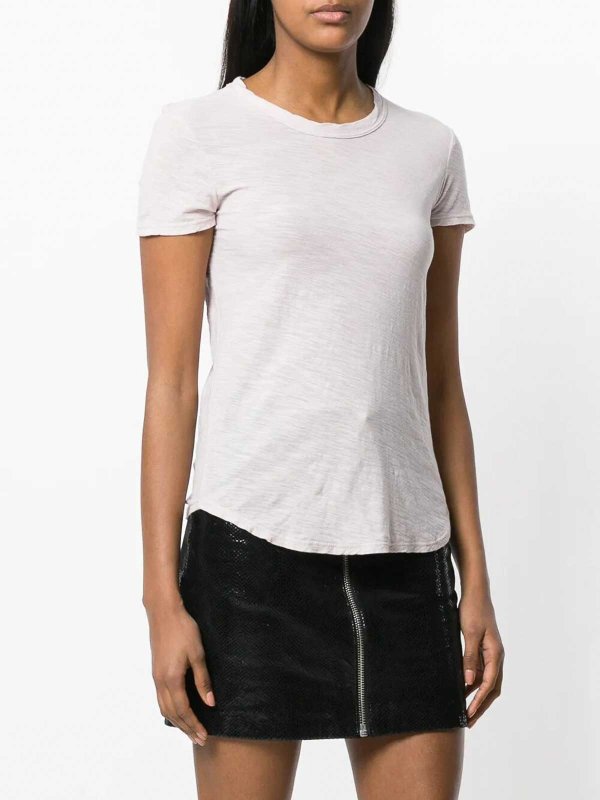 The Best Shops JAMES PERSE: crew necks - Sheer Slub Crew Neck Tee