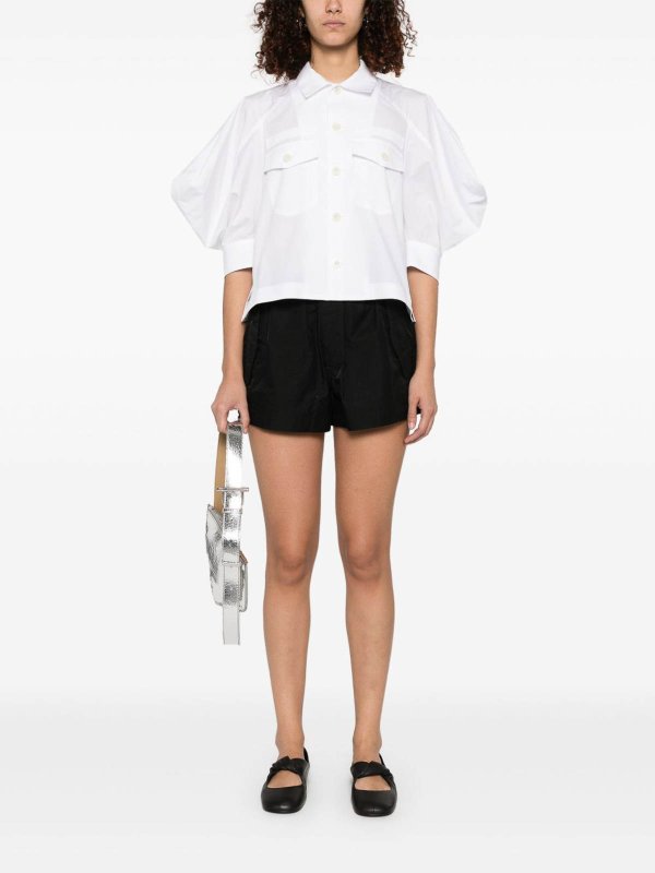 Camicia popin di cotone shop online: Sacai