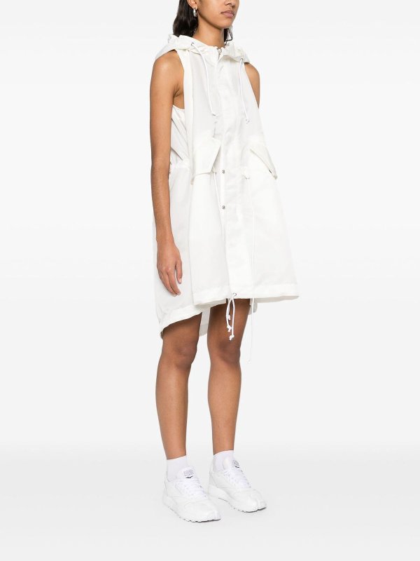 The Best Shops Sacai: Chalecos  - Chaleco - Crema