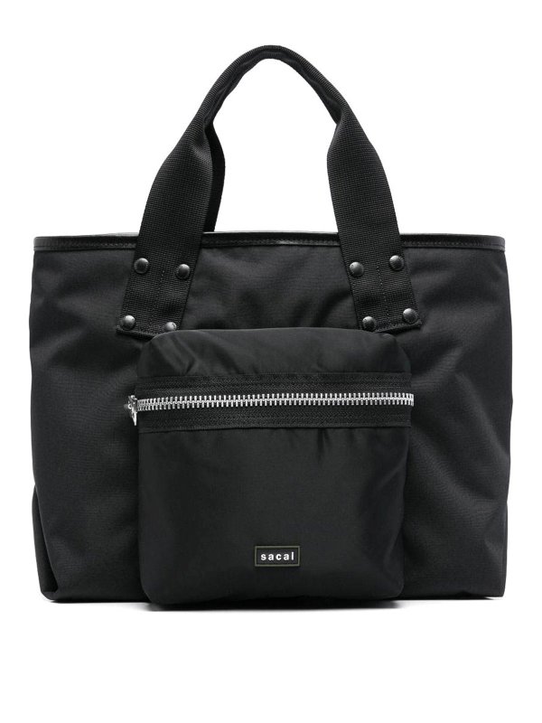 Sacai: トートバッグ - トートバッグ - 黒