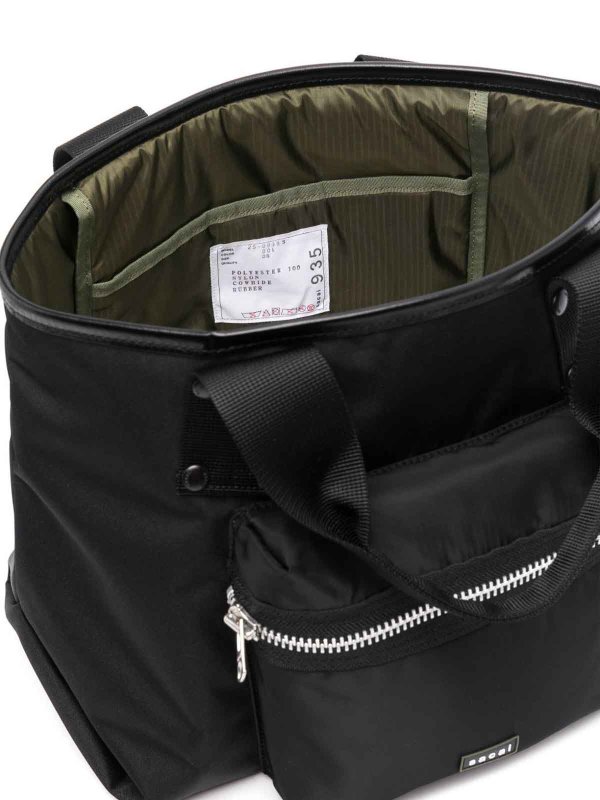 Sacai buy online トートバッグ - 黒