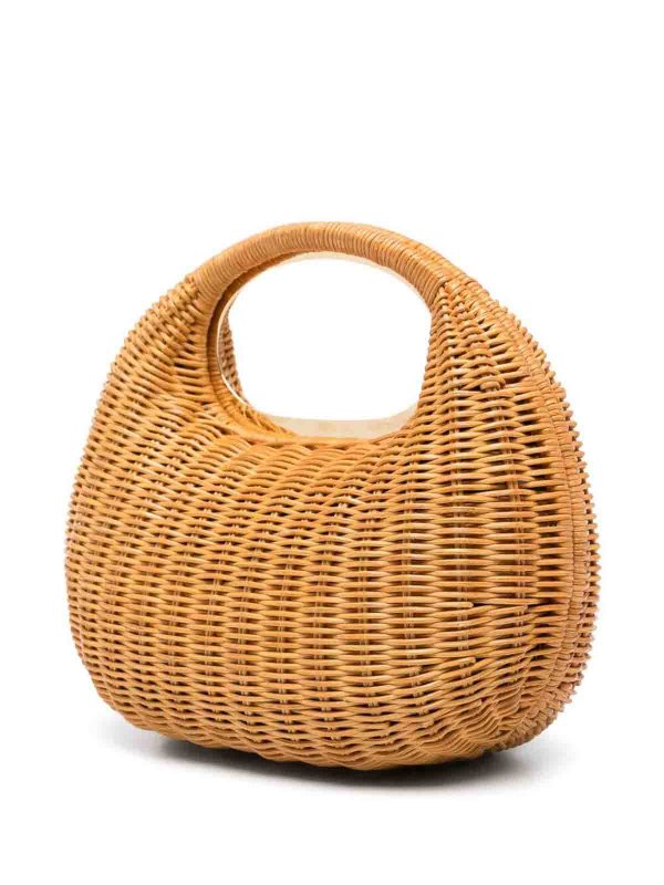 Rattan Round Bag shop online: Sacai