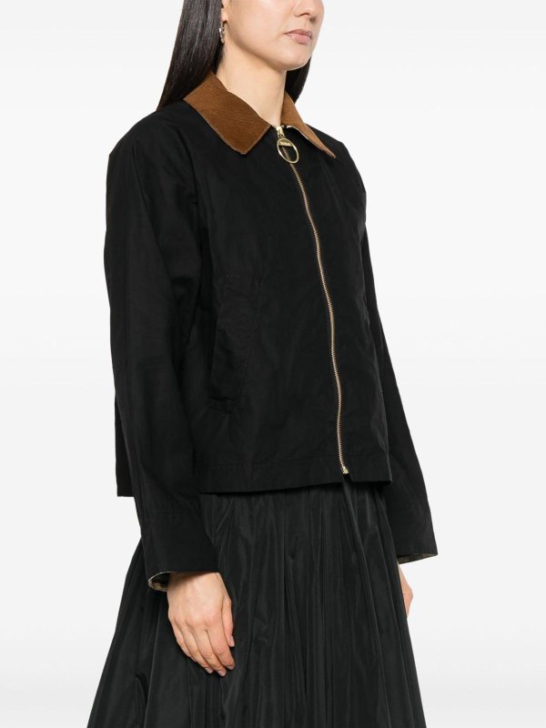 ジャケット Barbour Rain Jacket Catlin BARBOUR CATLIN SHOWERPROOF JACKET in Black MSRP$390 British