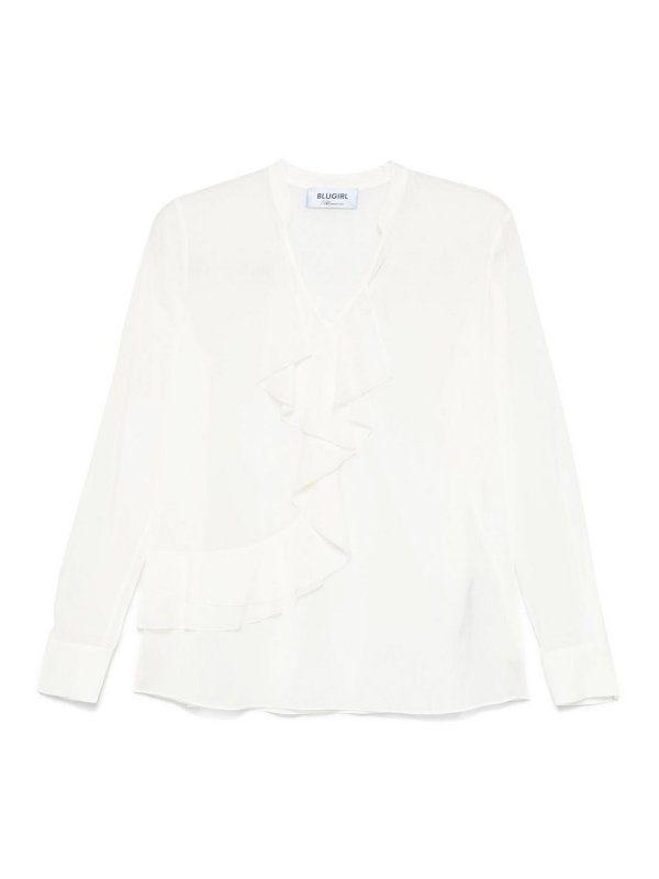 BLUGIRL: Blusen - Bluse - Weiß
