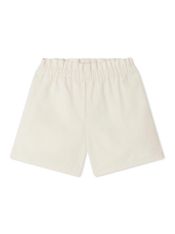 Bonpoint: トラウザーショーツ - ショートパンツ - 白