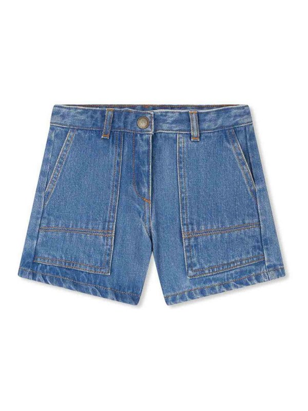 Bonpoint: トラウザーショーツ - ショートパンツ - ブルー