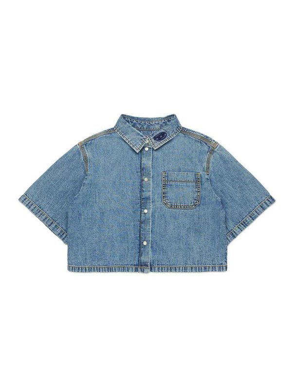 DIESEL: シャツ - シャツ - ブルー