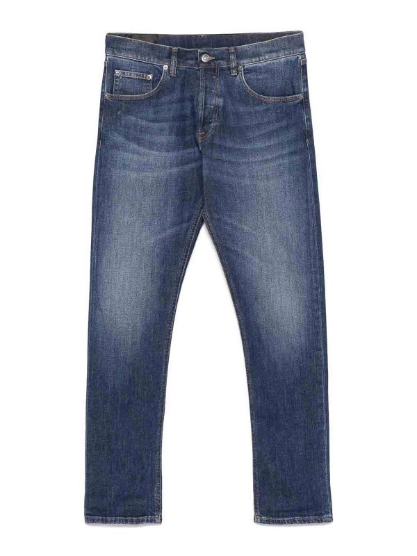 DONDUP: ブーツカットジーンズ - ブーツカットジーンズ - ブルー