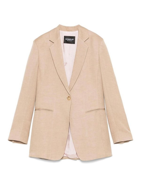 DONDUP: Blazer - Blazer - Beis