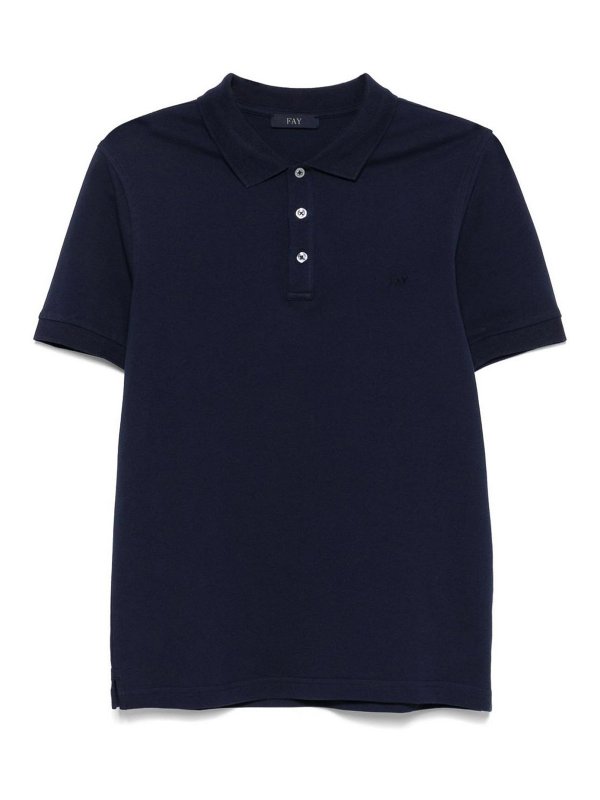 FAY: Poloshirts - Poloshirt - Schwarz