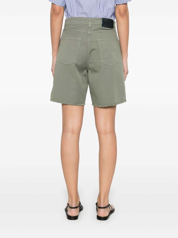 ショートパンツ - 緑 shop online: FAY