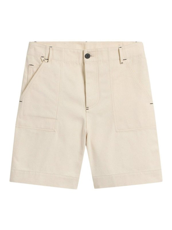 JACQUEMUS: トラウザーショーツ - ショートパンツ - 白