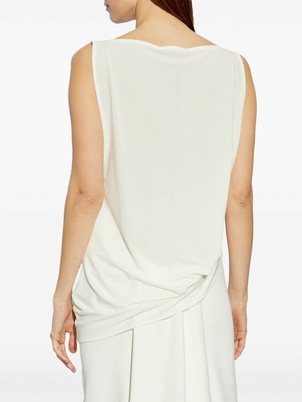 JACQUEMUS: Tops y camisetas sin mangas online - Top - Blanco