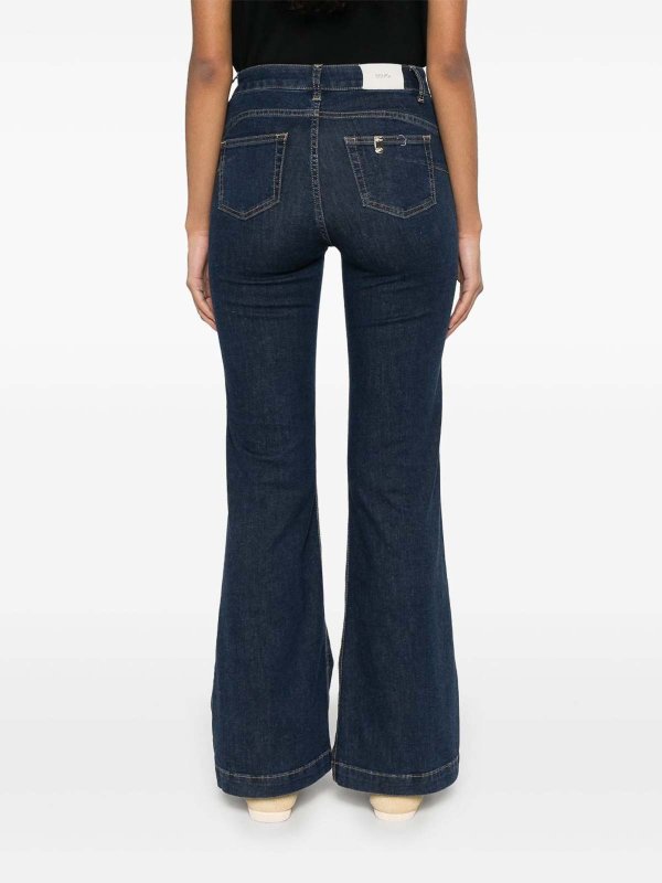 The Best Shops Liu Jo: Jeans évasés - Jean Bootcut - Bleu