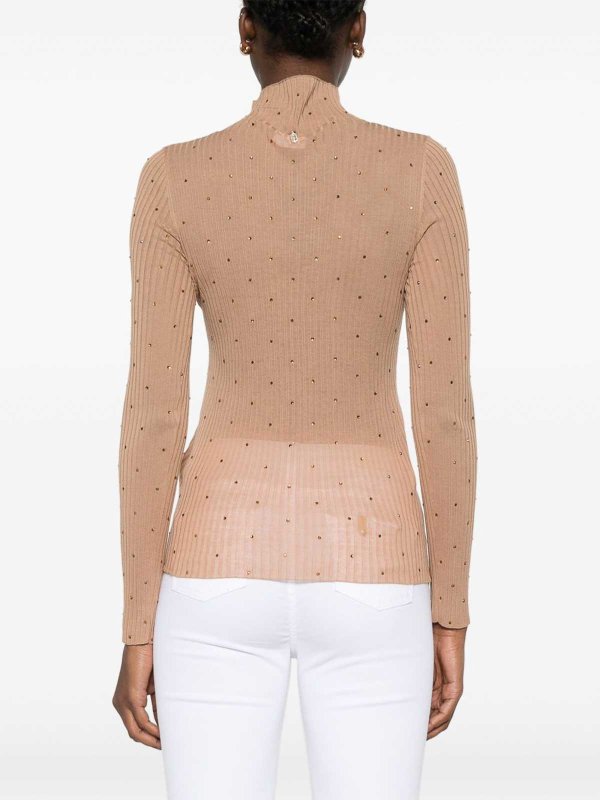 Rundhalspullover - Beige shop online: Liu Jo