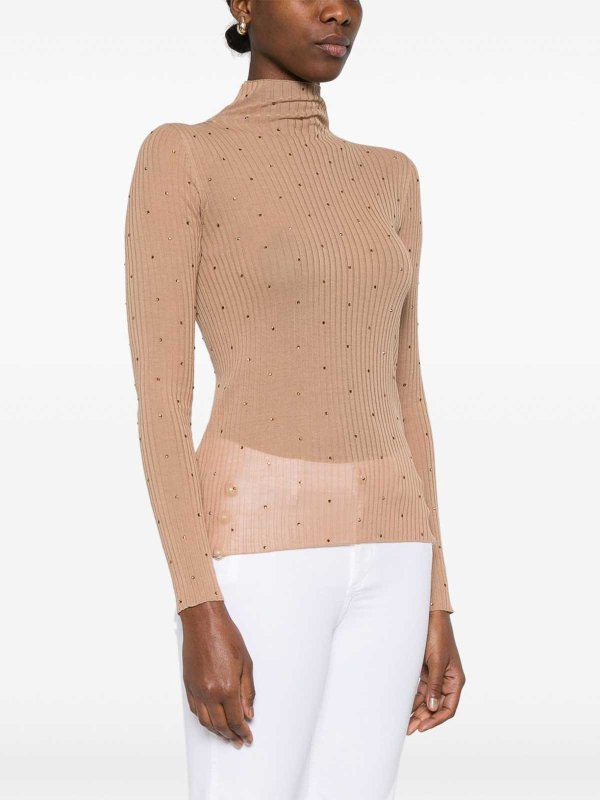 Liu Jo buy online Rundhalspullover - Beige