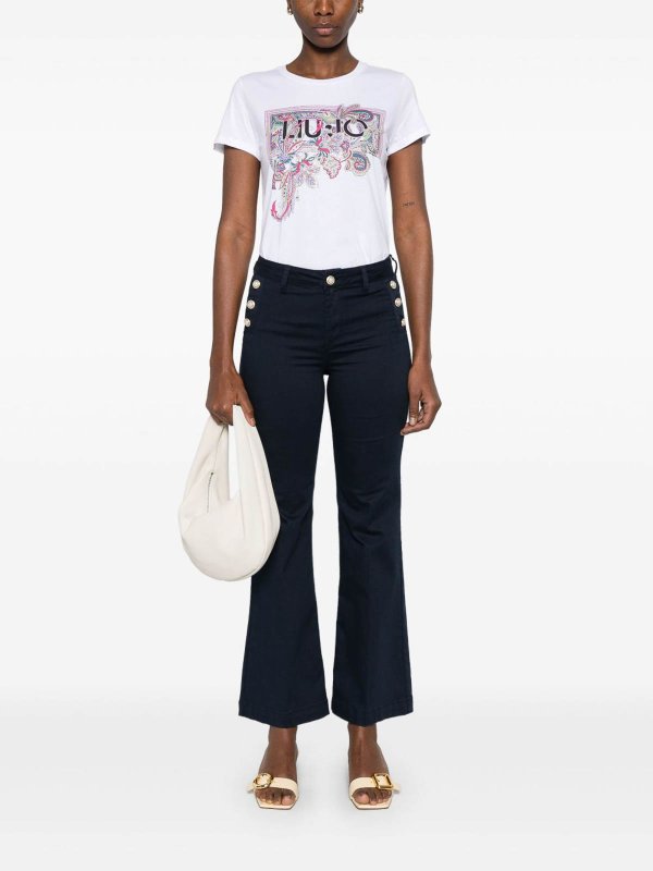 Liu Jo: Jeans évasés online - Jean Bootcut - Bleu