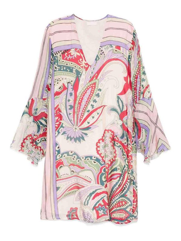 Liu Jo: short dresses - Short Dress With Multicolored Pattern