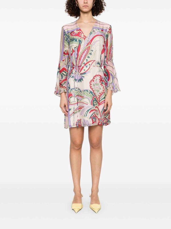 The Best Shops Liu Jo: Short Dress With Multicolored Pattern