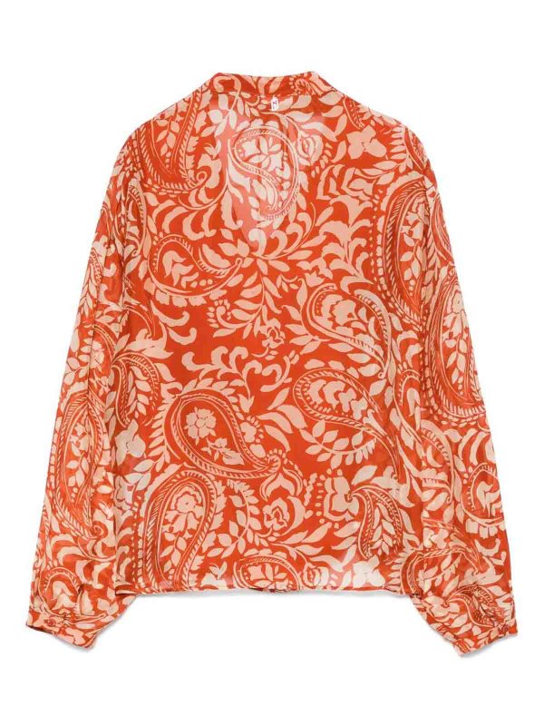 Liu Jo: bluse online - Camicetta arancione semi-trasparente