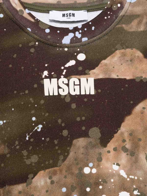 The Best Shops m.s.g.m.: Suéteres con cuello pico - Suéter Cuello Redondo - Verde