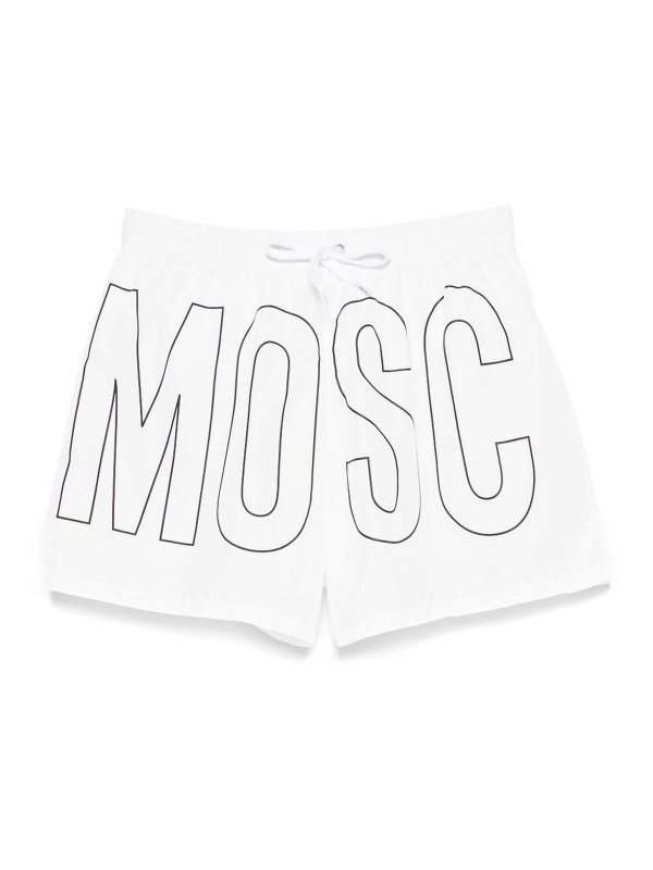 MOSCHINO: 水着 - ワンピース - 白