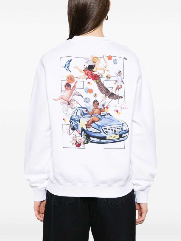 The Best Shops OFF-WHITE: クルーネック - クルーネック - 白