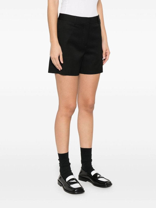 The Best Shops OFF-WHITE: トラウザーショーツ - ショートパンツ - 黒