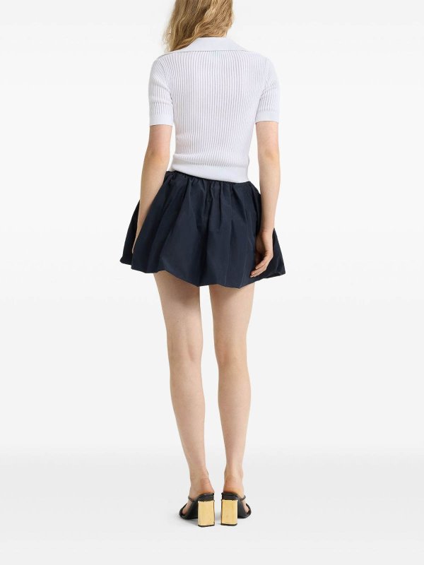 The Best Shops PATOU: Strickpullover mit V-Ausschnitt - V-Pullover - Weiß