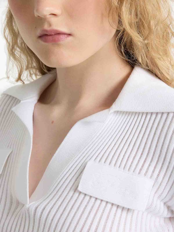 PATOU buy online V-Pullover - Weiß