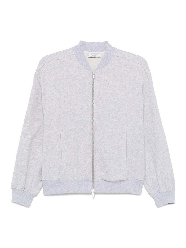 PESERICO: スウェット＆セーター - スウェットシャツ/セーター - グレー