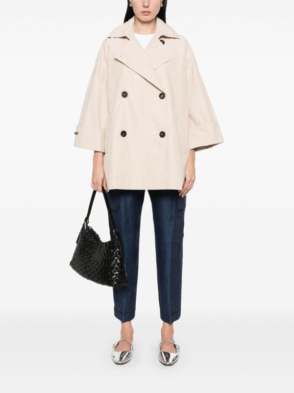 PESERICO: トレンチコート online - トレンチコート - ベージュ