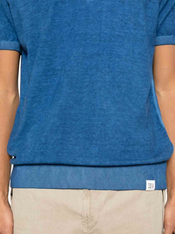PEUTEREY: ポロシャツ online - ポロシャツ - ブルー