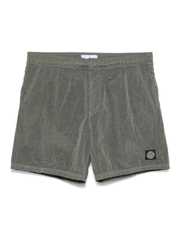 STONE ISLAND: Badeanzüge und Badehosen - Badeanzug - Grün