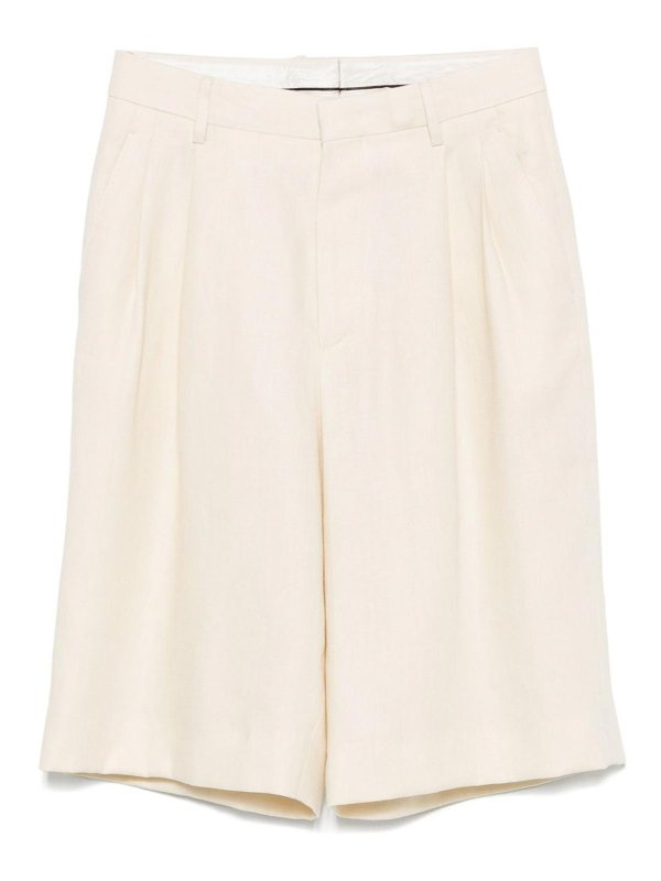 TAGLIATORE: トラウザーショーツ - ショートパンツ - ベージュ