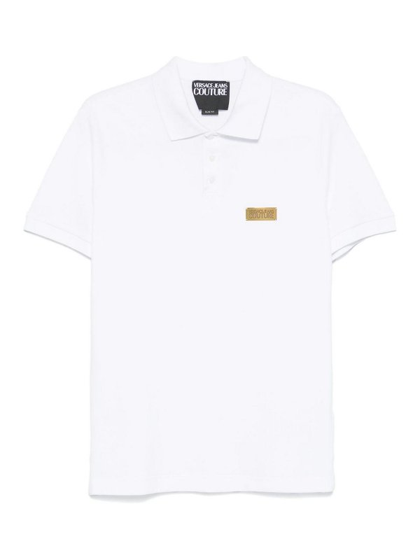 VERSACE JEANS: Poloshirts - Poloshirt - Weiß