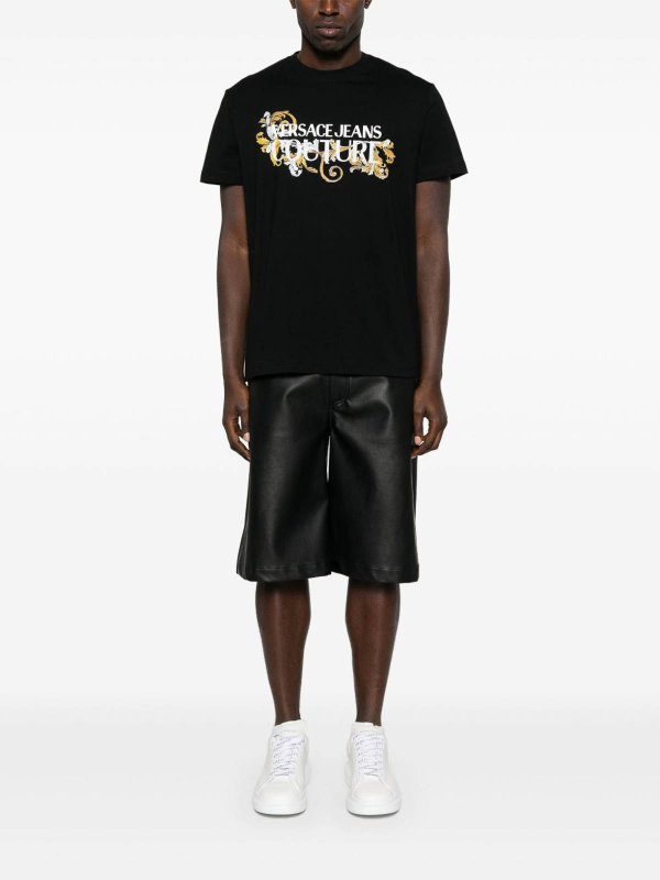 Camiseta - Negro Replica 
online: VERSACE JEANS