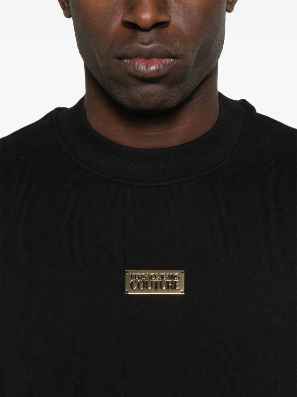 The Best Shops VERSACE JEANS: スウェット＆セーター - スウェットシャツ/セーター - 黒