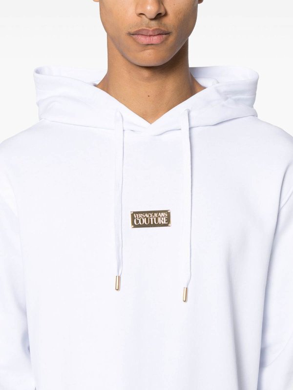 VERSACE JEANS: Sudaderas y suéteres online - Sudadera - Blanco
