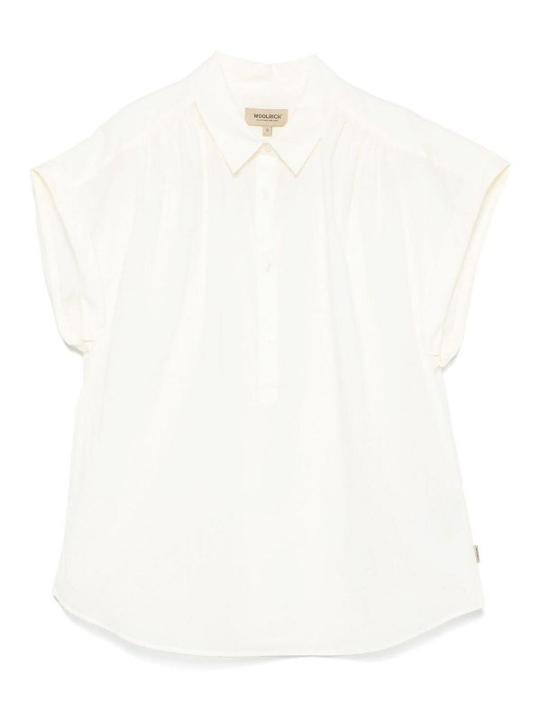WOOLRICH: Blusen - Bluse - Weiß