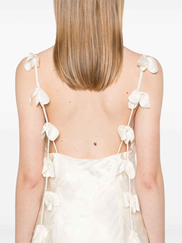 The Best Shops ROTATE Birger Christensen: Knielange Kleider - Knielanges Kleid - Weiß