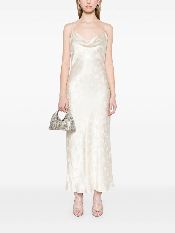 ROTATE Birger Christensen buy online Knielanges Kleid - Weiß