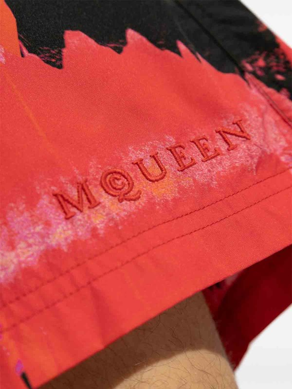 ALEXANDER MCQUEEN: Badeanzüge und Badehosen online - Badeanzug - Rot