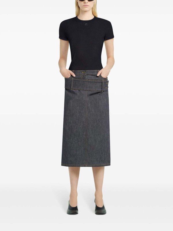 The Best Shops Courreges: Tシャツ - Tシャツ - 黒